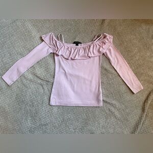 Polo by Ralph Lauren Light Pink Ruffle Top